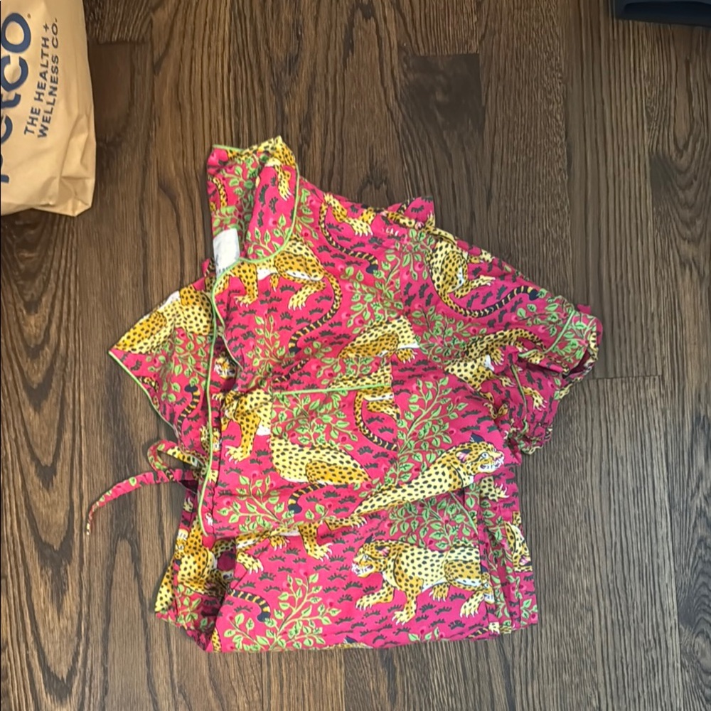 Vibrant Pink and Yellow Women's pajama set